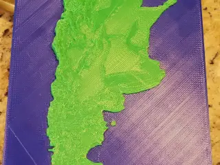 MAPA ARGENTINO CON RELIEVE