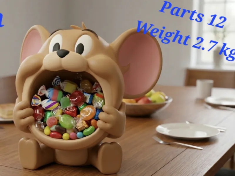 Tom and Jerry Giant Candy holder- 45cm ,Assembly parts