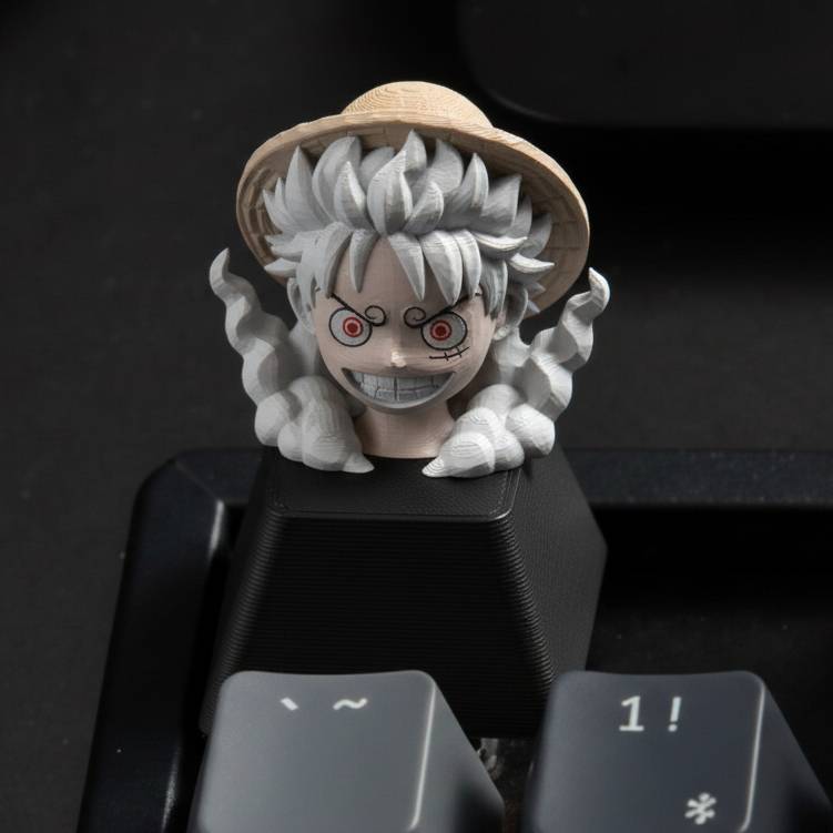Luffy Keyframe 3d yazıcı baskı modelleri | 3MF | Luffy Gear keycap | Creality Cloud
