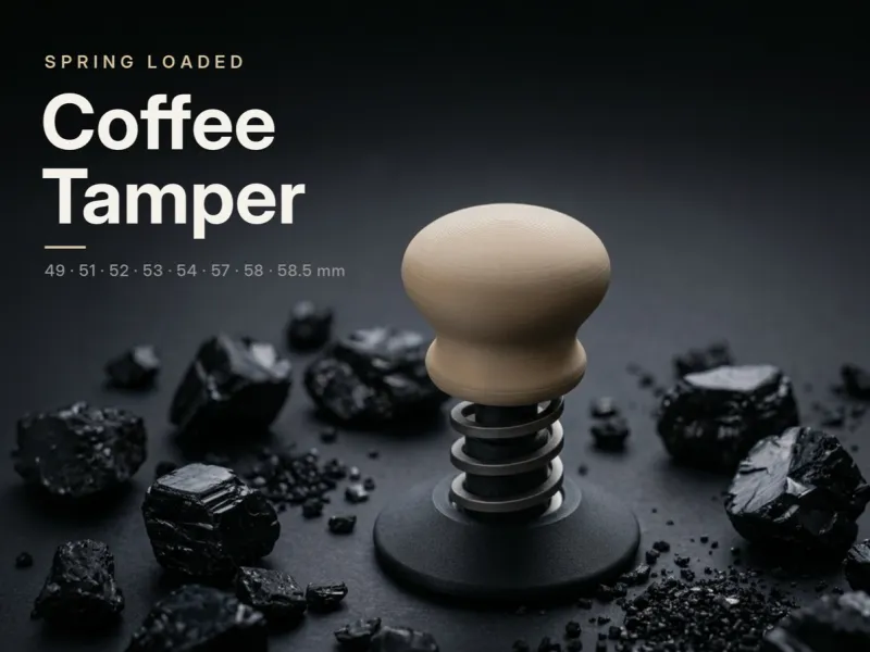 Spring Loaded Espresso Coffee Tamper