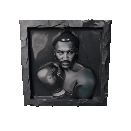 Frazier boxer decorative painting