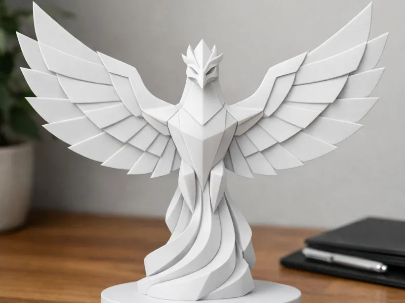 AVE FENICE LOW POLY - LOW POLY FENICE