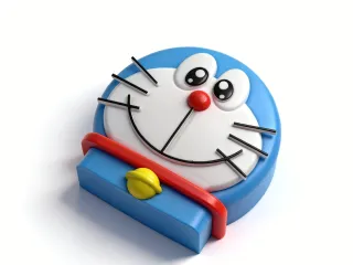 Cartoon Style Storage Box, Remote Control Organizer Doraemon