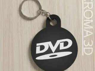 DVD keychain - multicolor