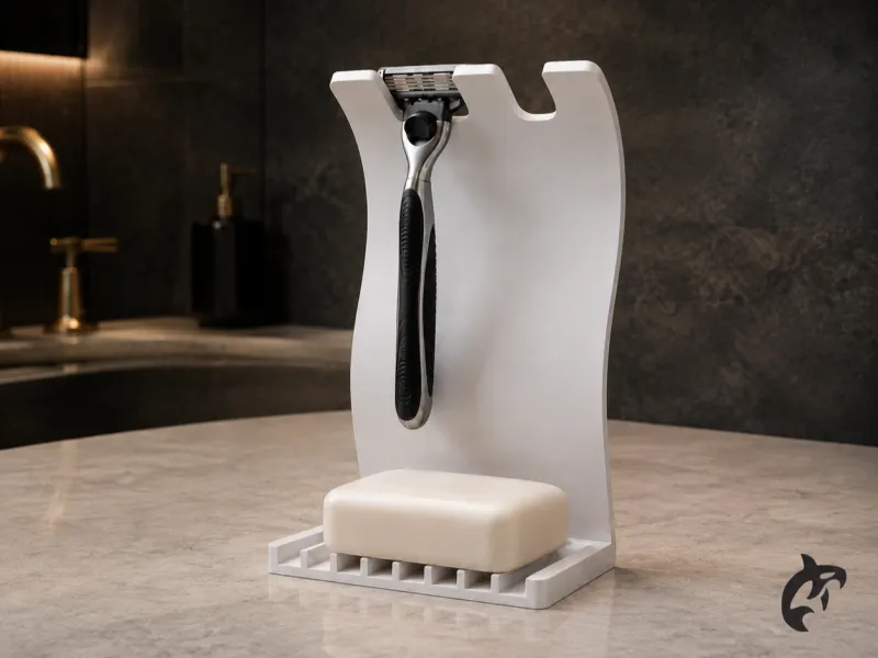 Soap and Razor Stand - Ultimate shower shaving organizer