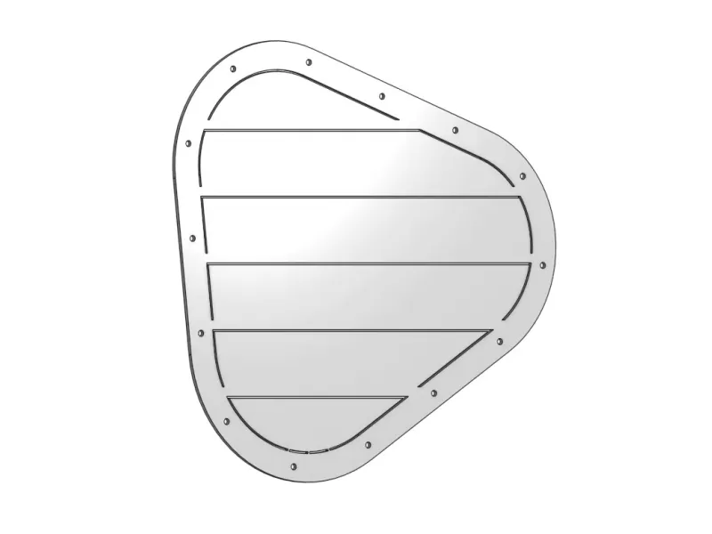 BMW E46 Hood Vent (Engine Cooling Air Channel)