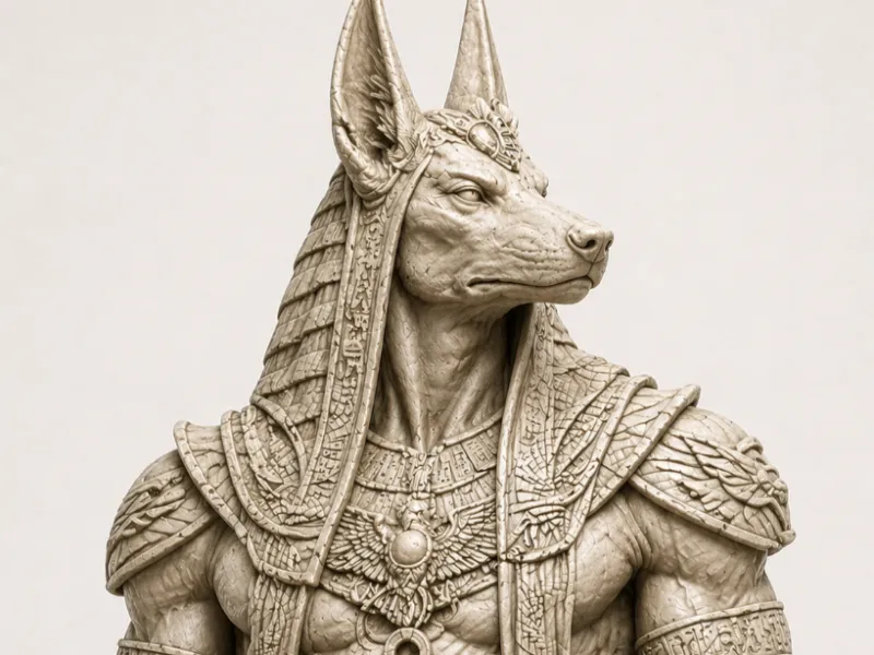 Busto de Anúbis