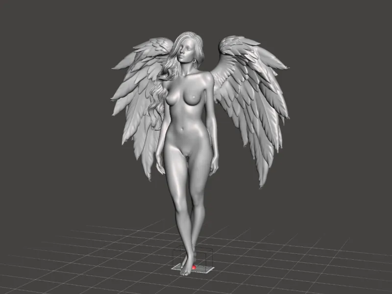 Nude Angel Dreaming