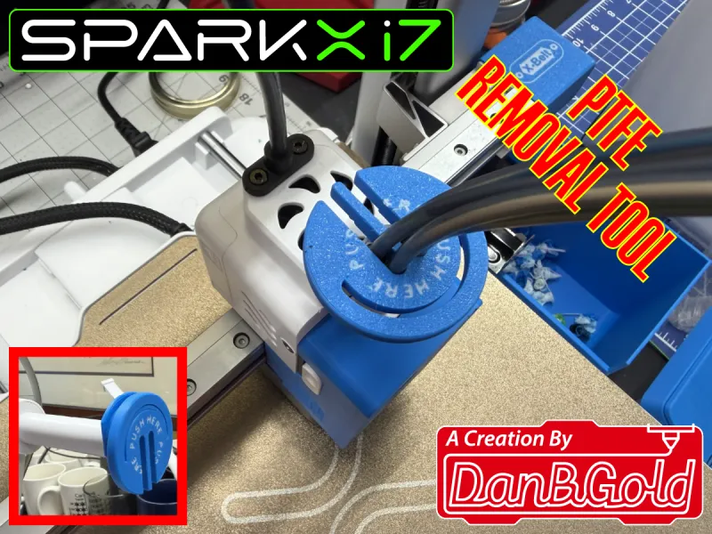 Приспособление для снятия PTFE-трубок SparkX i7 от DanBGold