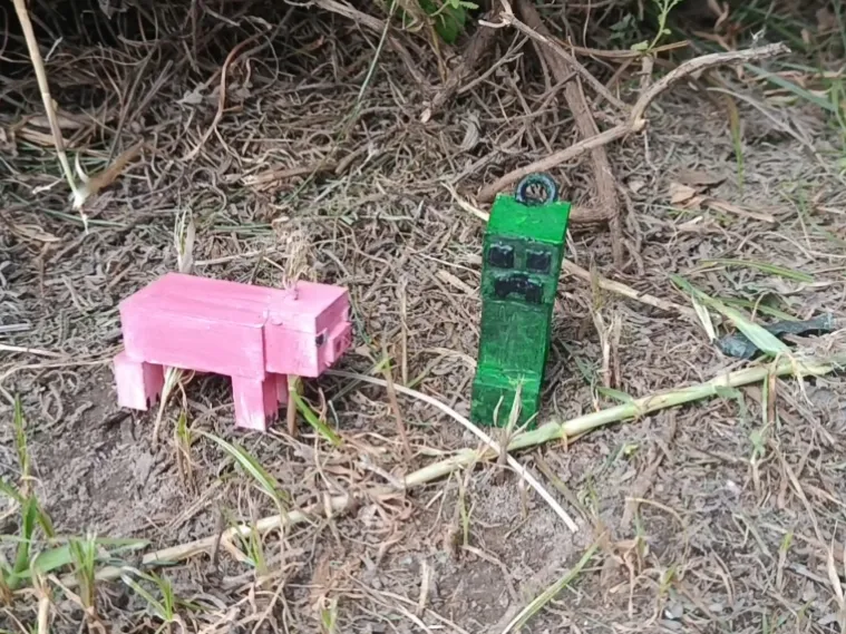 Minecraft Creeper (Keychain)