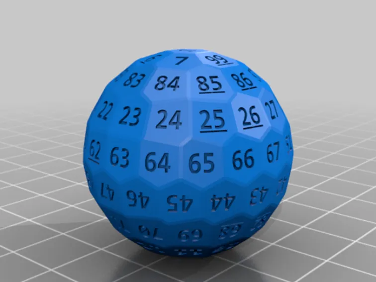 D100 from Thingiverse