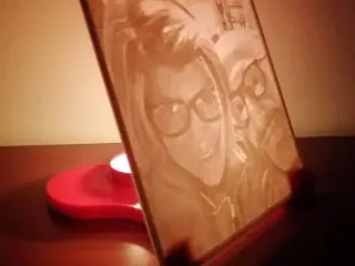 Heart Lithophane Holder with Tealight Base - Easy Print