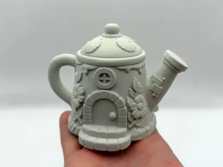 Watercan Fairy House