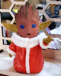 Baby Yoda Christmas Ornament-0