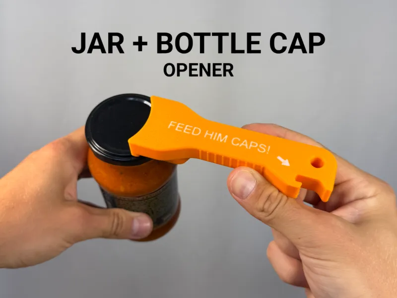 Jar Vacuum Releaser + Bottle Cap Opener