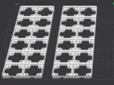 base gridfinity 2x6 y 6x6 y conectores-0