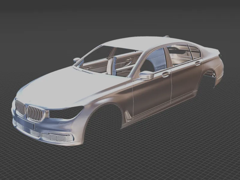 BMW 7 Series Body STL