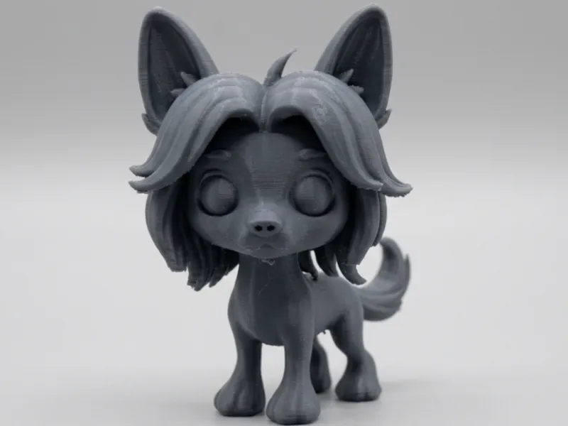 可愛いチャイニーズ・クレステッド・ドッグ 3Dプリント – 愛らしいヘアレスドッグ