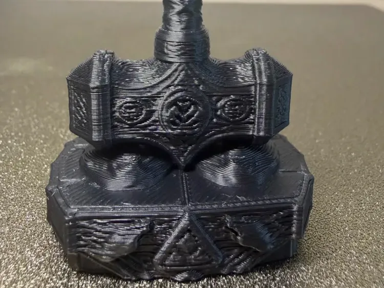 Mjölnir - Thor`s hammer statue