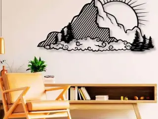 WallArt Nature Sun Clouds