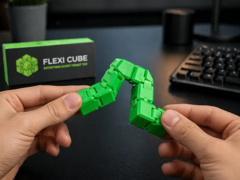 Flexi Cube – Satisfying Clicky Fidget Toy