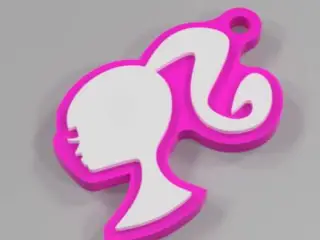 Barbie Keychain