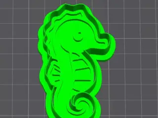 Caballito de Mar Kawaii-Cortador de Galletas