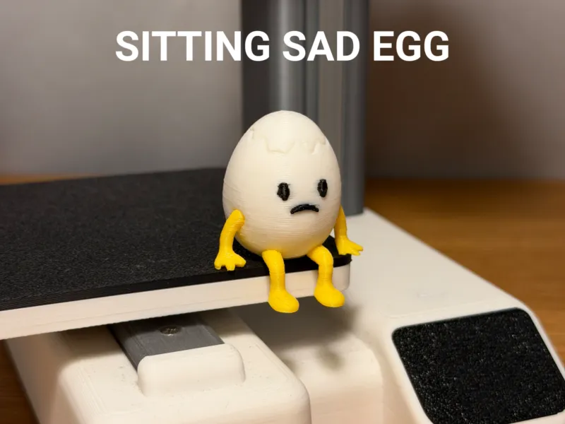 Sitting Sad Egg