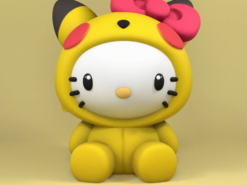 ハローキティ ピカチュウ コスチューム