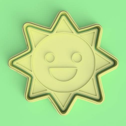sprunki Mr Sun cutter + stamp