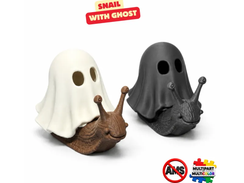 SNAIL WITH GHOST 👻🐌