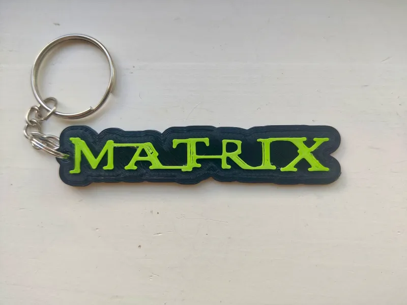 The Matrix keychain
