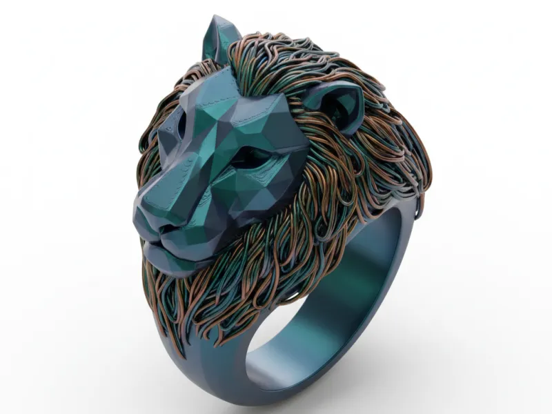 Emerald Sovereign Lion Ring – Noah0x03