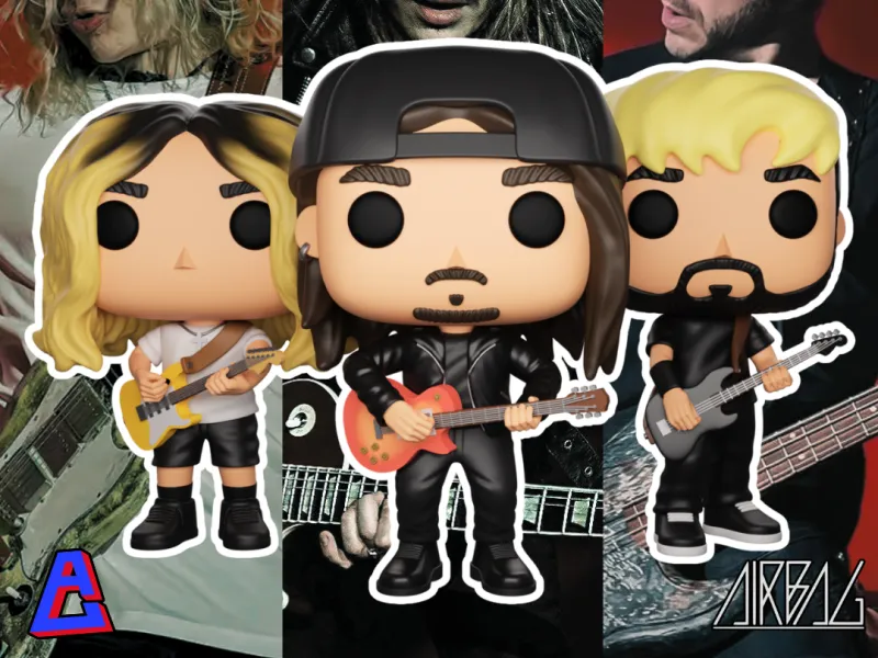 Airbag Funko Pop (Patricio, Guido y Gaston)