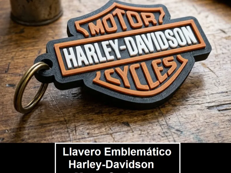lavero Emblemático Harley-Davidson Motor Cycles