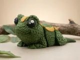 Flexi Knitted Frog-0