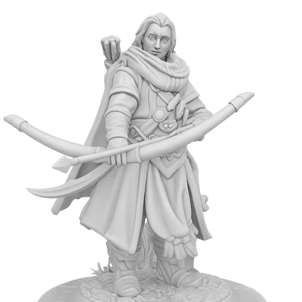 3D Printer Files | 3MF File | RPG Ranger Miniature | Creality Cloud