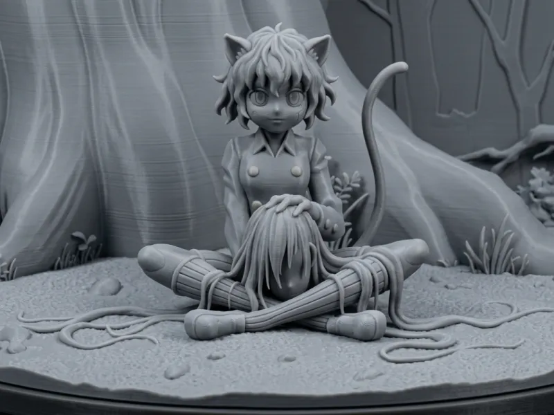 Neferpitou & Kite 3D | Hunter x Hunter