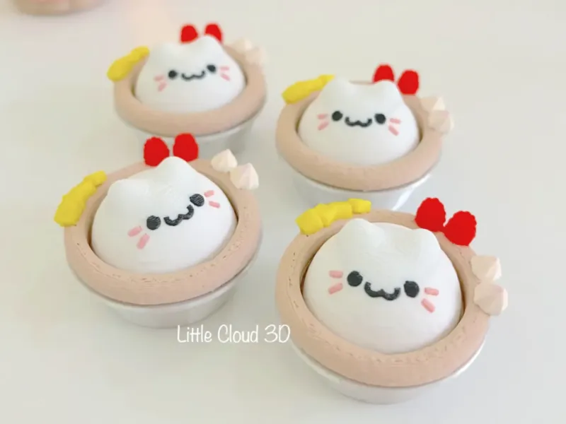 Cute Kitty Fruit Tart Clicker
