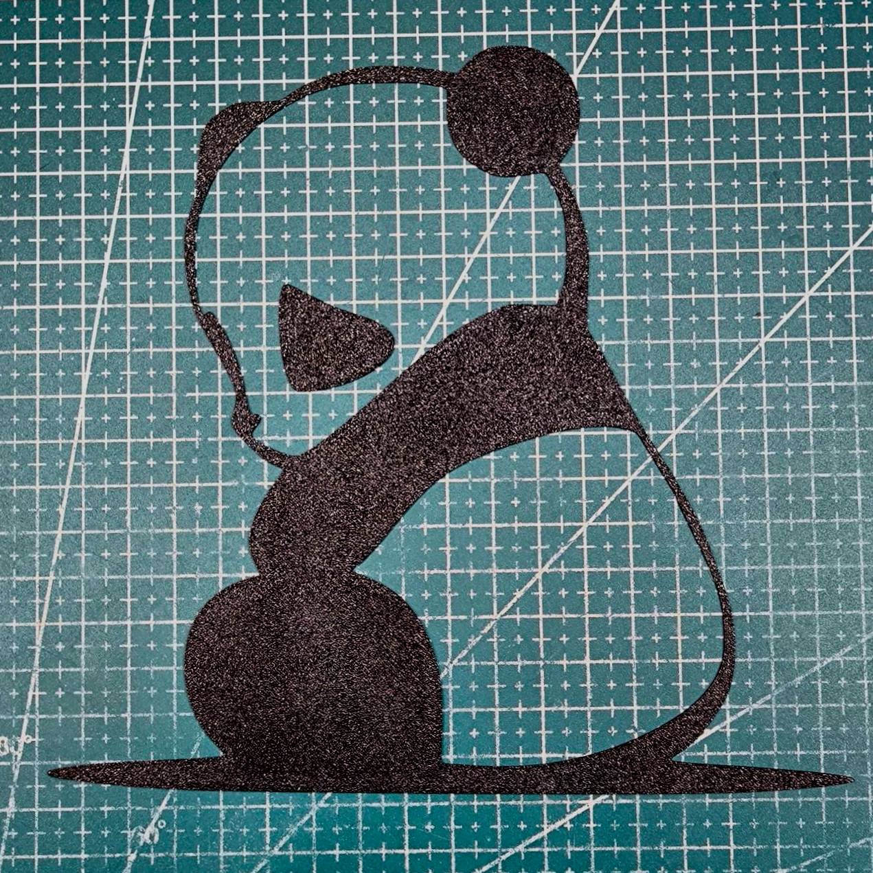 Cute Panda. Wall decoration