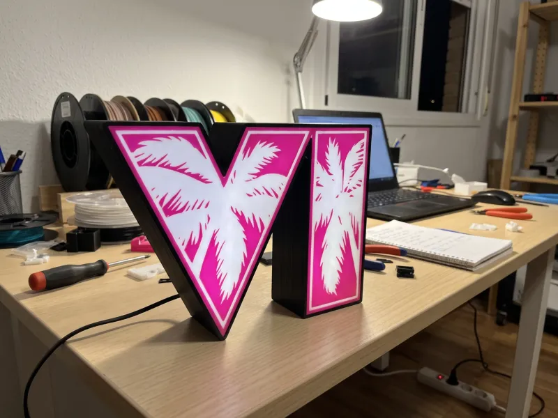 Lightbox / Luminária - GTA VI