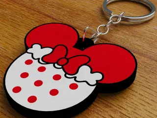 Minnie Mama Noel keychain