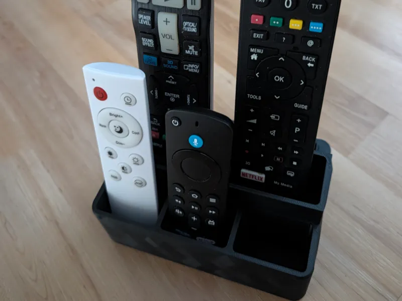 Crystal Remote Control Holder+Mini Planter&Drainage ENG/GER