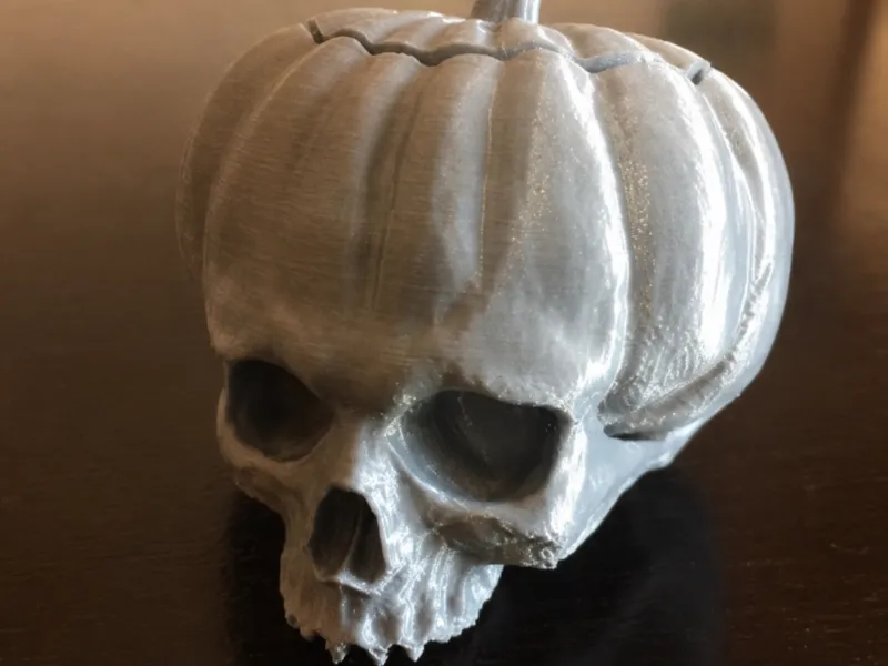 Calavera de Calabaza Decorativa / Pumpkin Skull Decoration