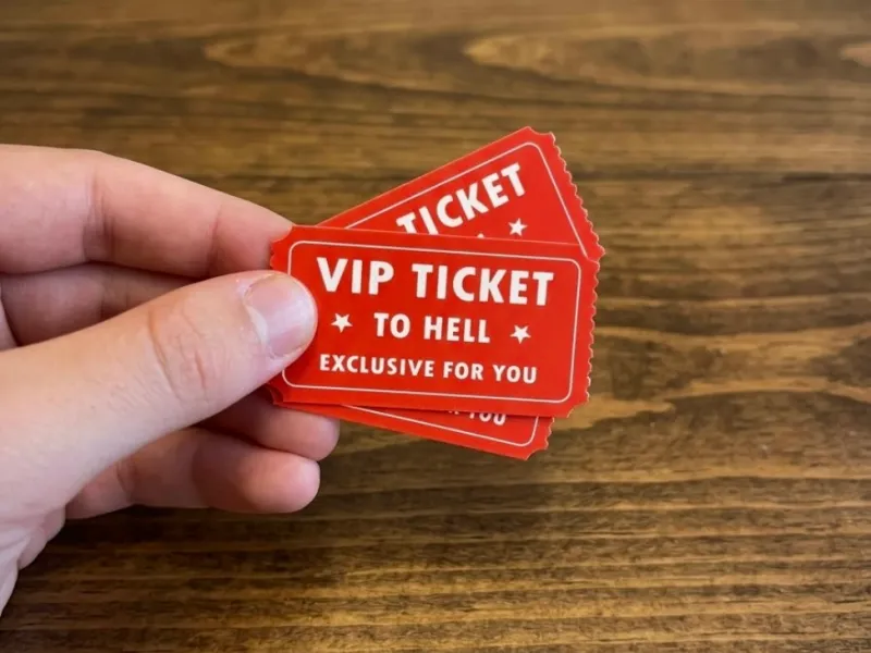 Bilhete VIP para o Inferno