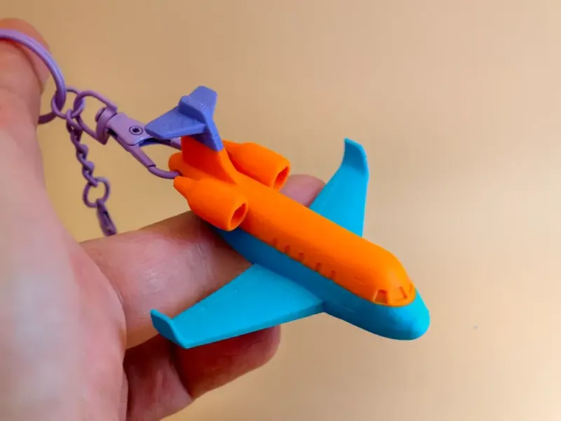 Jet Özel Uçak Anahtarlığı