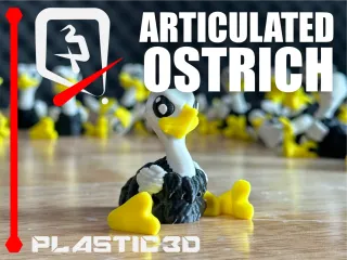 🪶 Articulated Ostrich — The Desert Dasher