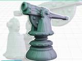 Bombard with an elevation arc (Medieval Artillery)-0