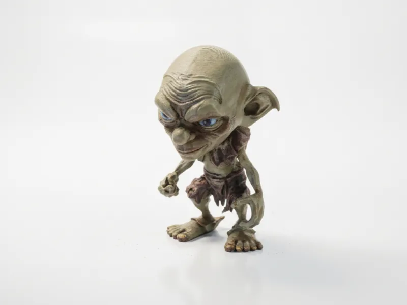 Gollum Figurine Lord of the Rings 3D Printable