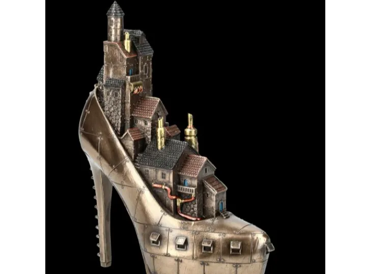 Steampunk Stiletto Shoe Village